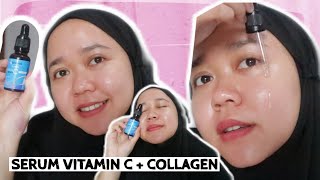 HANASUI VITAMIN C   COLLAGEN SERUM | REVIEW | Anis kencana