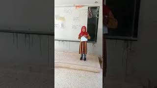 يوم امس كان اخر يوم ذهبت فيه إلى المدرسةجميلة ياسر الجاسم،واليوم فارقة الحياةجراء سقوط قذيفة صاروخية