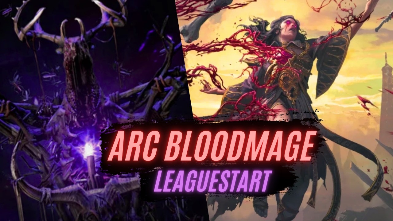 This is my Leaguestart build for 0.5.5! | Arc Bloodmage | Path of Exile 2 Forbidden Rites
