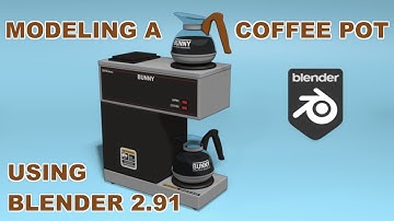 Modeling A Coffee Pot Using Blender 2.91