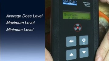 Mazur PRM-9000 Geiger Counter Video Review and Demo