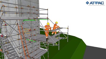 AT PAC CANTILEVER INSTALLATION METHOD WITH BRACES IN TENSION