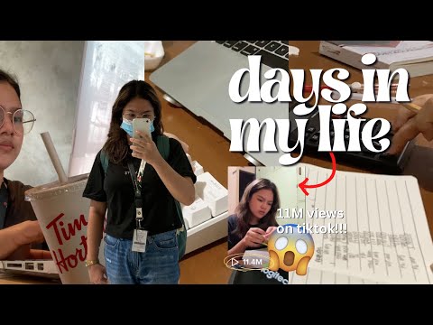 days in my life ✨ | trending on tiktok, trying out tim hortons, writing thesis, online classes