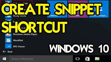 HOW TO USE THE SNIPPING TOOL SHORTCUT | WINDOWS 10 TUTORIAL