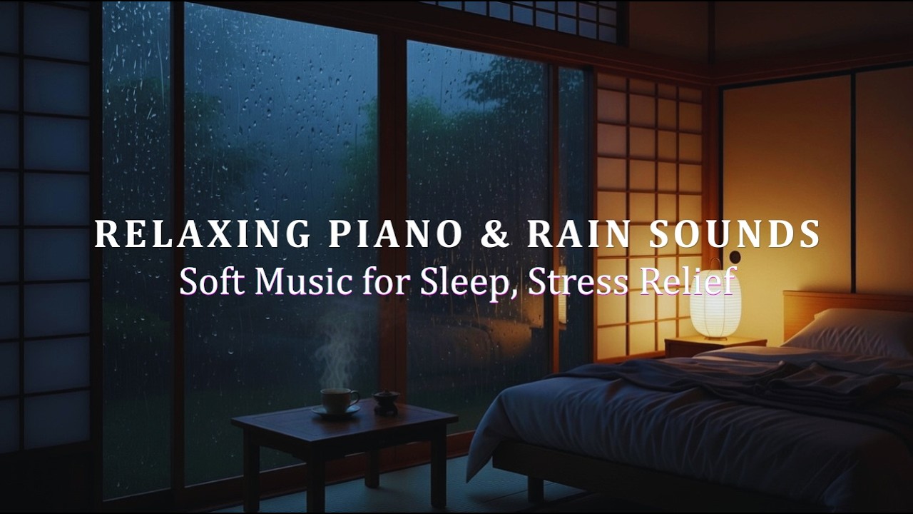 3 Hours of Deep Sleep Rain & Relaxing Piano Music for Insomnia Relief ...
