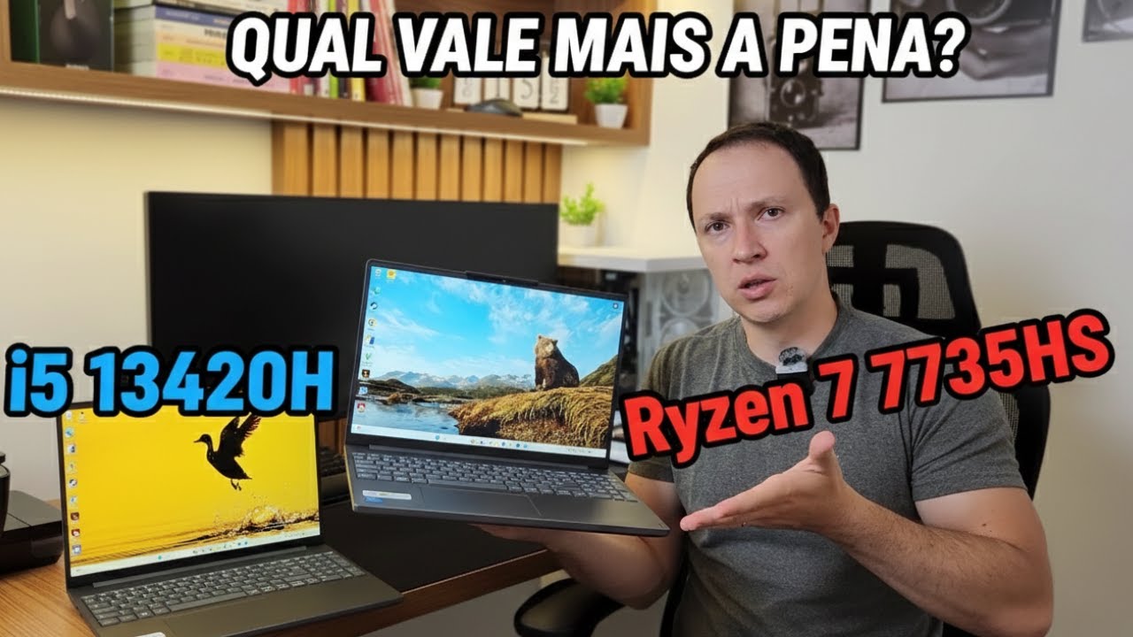 Lenovo Slim 3: Core i5 vs Ryzen 7! Qual Vale Mais a Pena em 2026? (Comparativo)