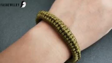 Paracord Bracelet Without Buckle | Multi Strand Braiding Tutorial for Beginners | Fashewelry