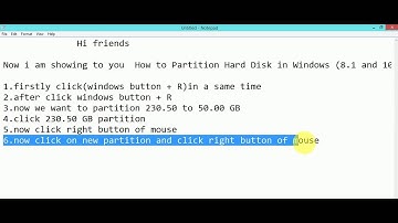 How to Partition and Un Partition a Hard Drive