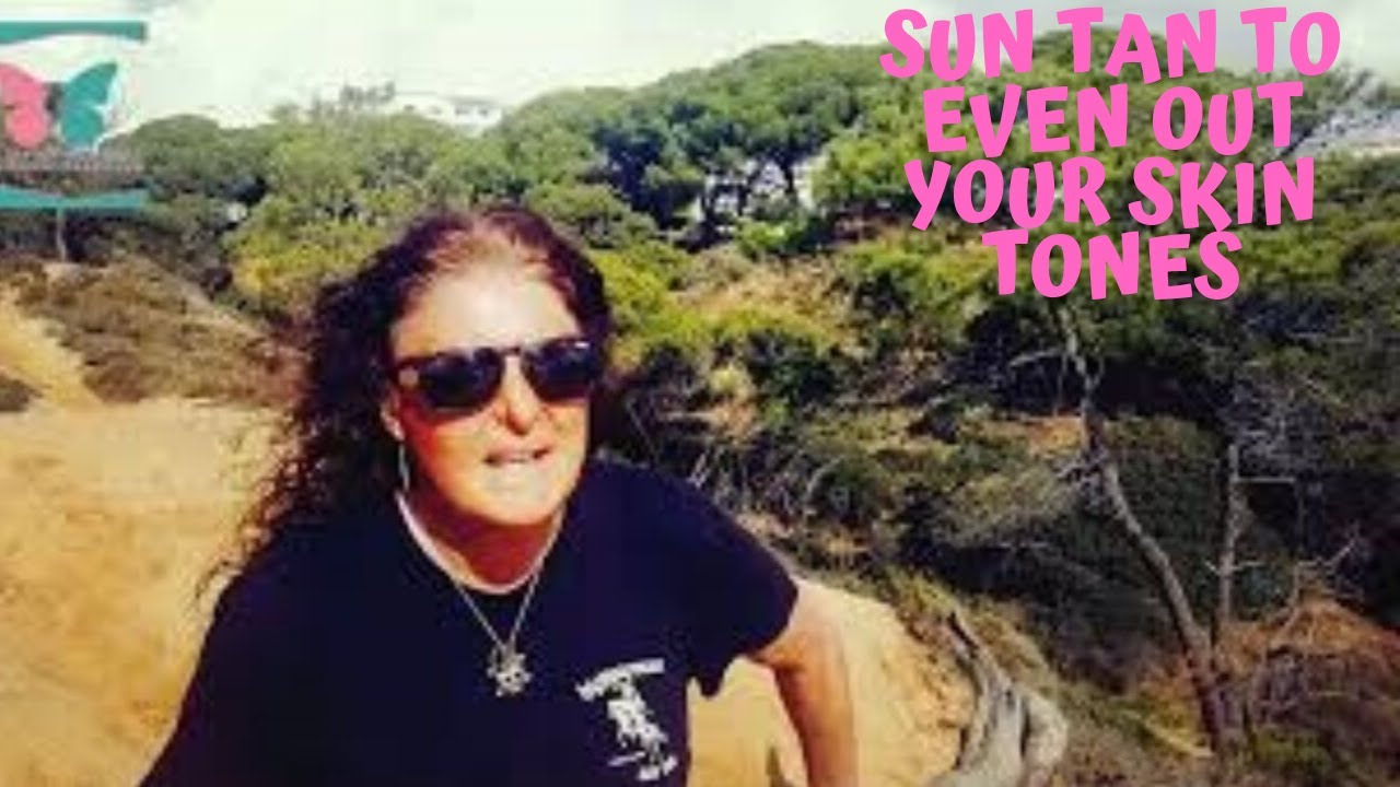 SUN TAN TO EVEN OUT YOUR SKIN TONES - YouTube
