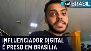 Influenciador digital é preso por esquema de rifas ilegais em Brasília | SBT Brasil (21/03/2022)