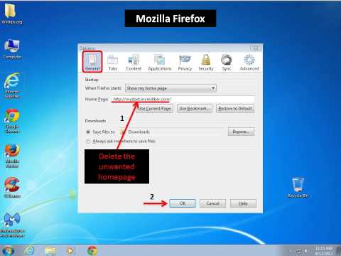 Remove MyStart search & Incredibar Toolbar
