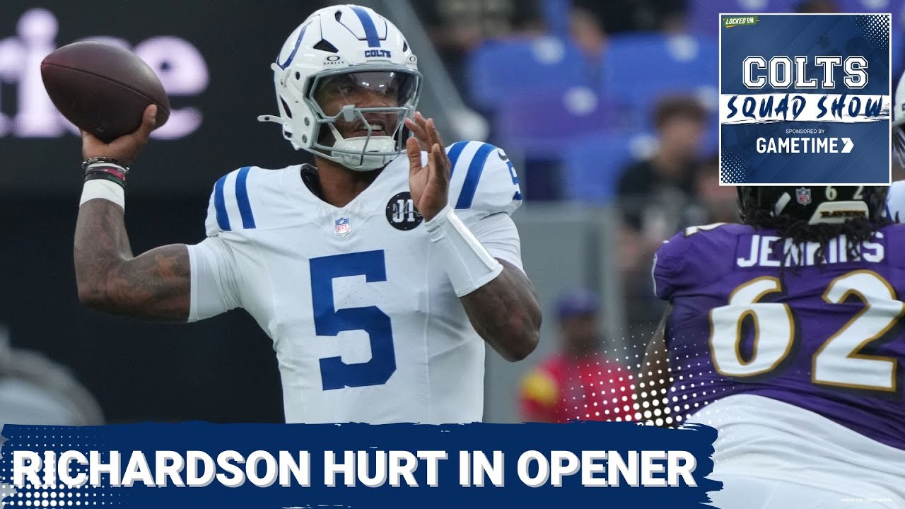 COLTS SQUAD SHOW: Anthony Richardson LEAVES with injury | Indianapolis Colts postgame recap