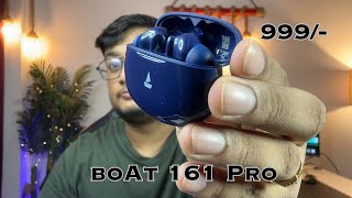 Boat airdopes 161 Pro unboxing || One side not working solution with complete review