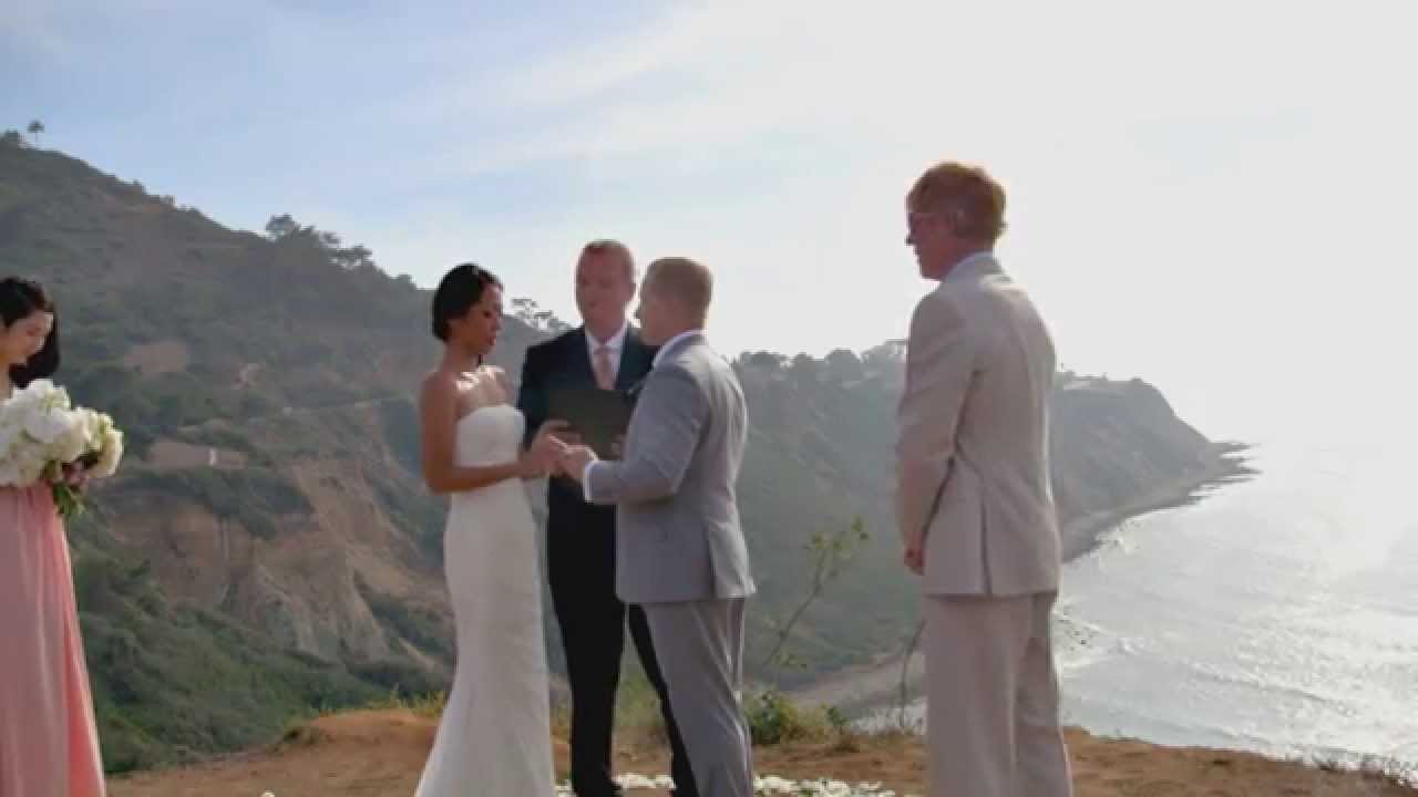 Palos Verdes California Marriage Officiant For Small Weddings Youtube