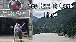 Exploring Hells Gate Airtram Tourist Attraction In Boston Bar, B.c Canada