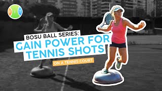 Dynamic BALANCE and STABILITY ⚖ exercises on BOSU ball for  TENNIS players