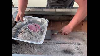 How to clean out your Santa Maria - Argentine bbq grill.