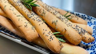 Crunchy Breadsticks How To Make Breadsticks Grissini Breadstick Recipe