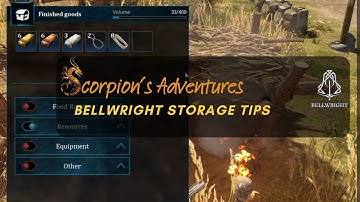 Bellwright - Storage tips