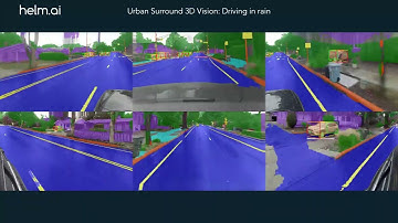Helm.ai - Full Scene Surround View Urban Pilot