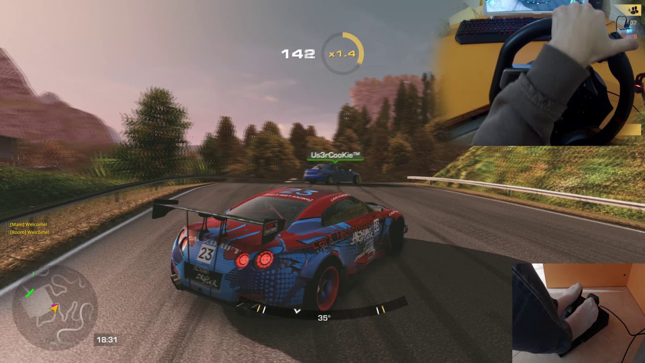 Pov Tandem And Drift With Steering Wheel Carx Drift Racing W