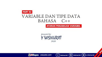 Teori dan Praktik Aturan Penamaan Varibel Pemograman C++ (Part 2)