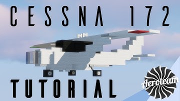 Minecraft Cessna 172 Skyhawk Tutorial | [1.5:1 Scale]