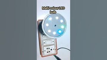 How to Create Your Own Multi-Color LED Bulb at Home #shortsfeed