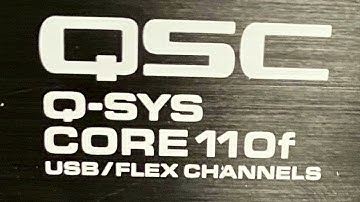 QSC CORE Firmware Update
