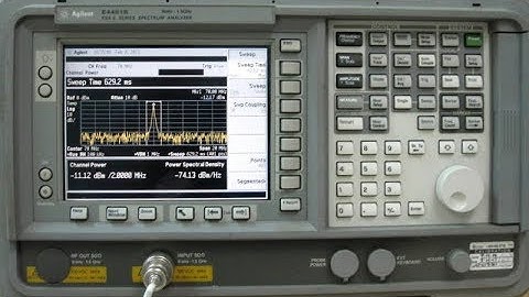 Used Agilent E4401B in our warehouse