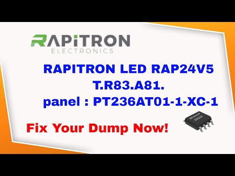 dump  RAPITRON LED RAP24V5  T.R83.A81. panel : PT236AT01-1-XC-1