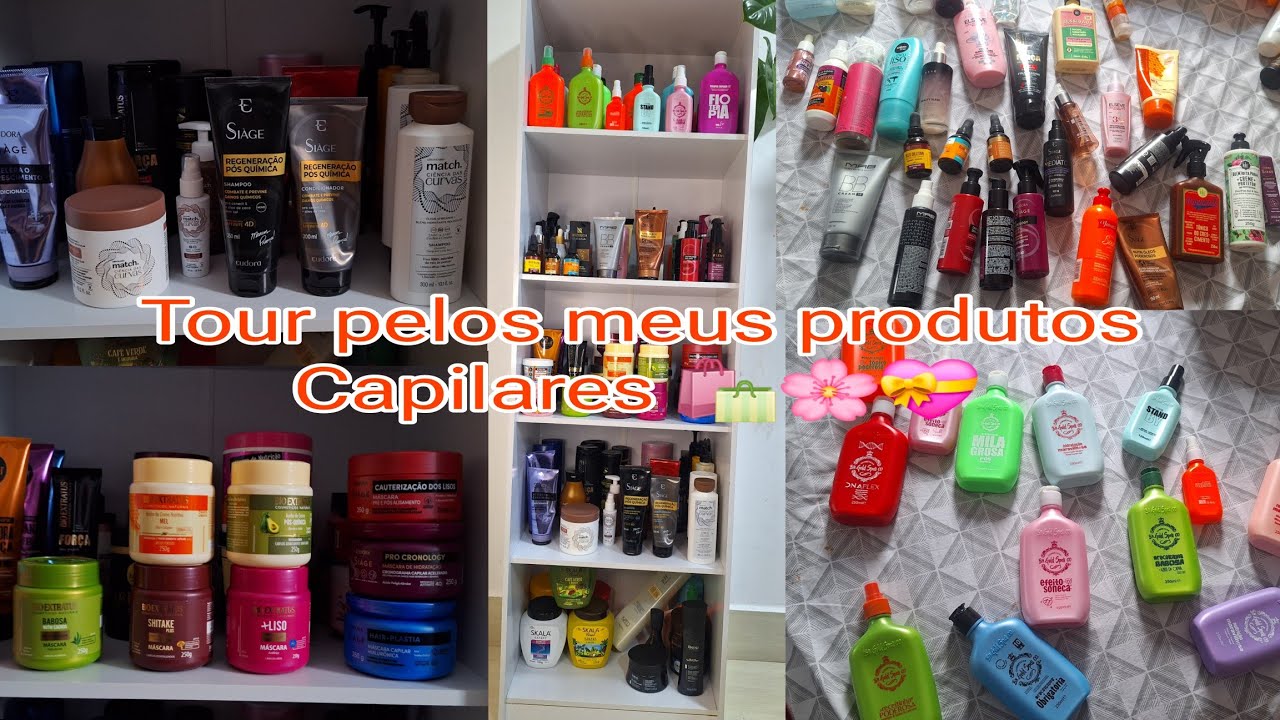 Tour pelos meus Produtos Capilar 🥰🥰💝