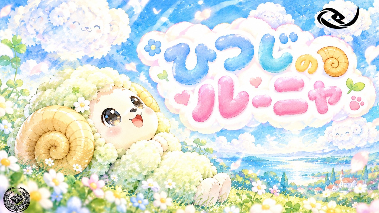 【ひつじのルーニャ】#ai #music #iriamライバーをみつけだせ #フリー #original【Guild名 Ns Arcadia】