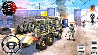 Offroad Army Truck Driver Game - Us Army Truck Simulator 2023 - Android Gameplay #1 screenshot 5