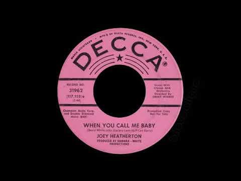 Joey Heatherton - When You Call Me Baby