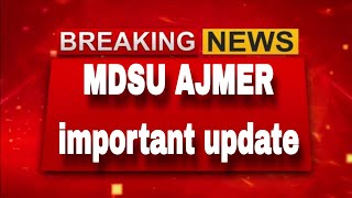 Mdsu B.A B.SC B.COM BBA BCA 1st,3rd,5th Semester Exam Time Table 2026 | Mdsu Semester Exam Date 2026