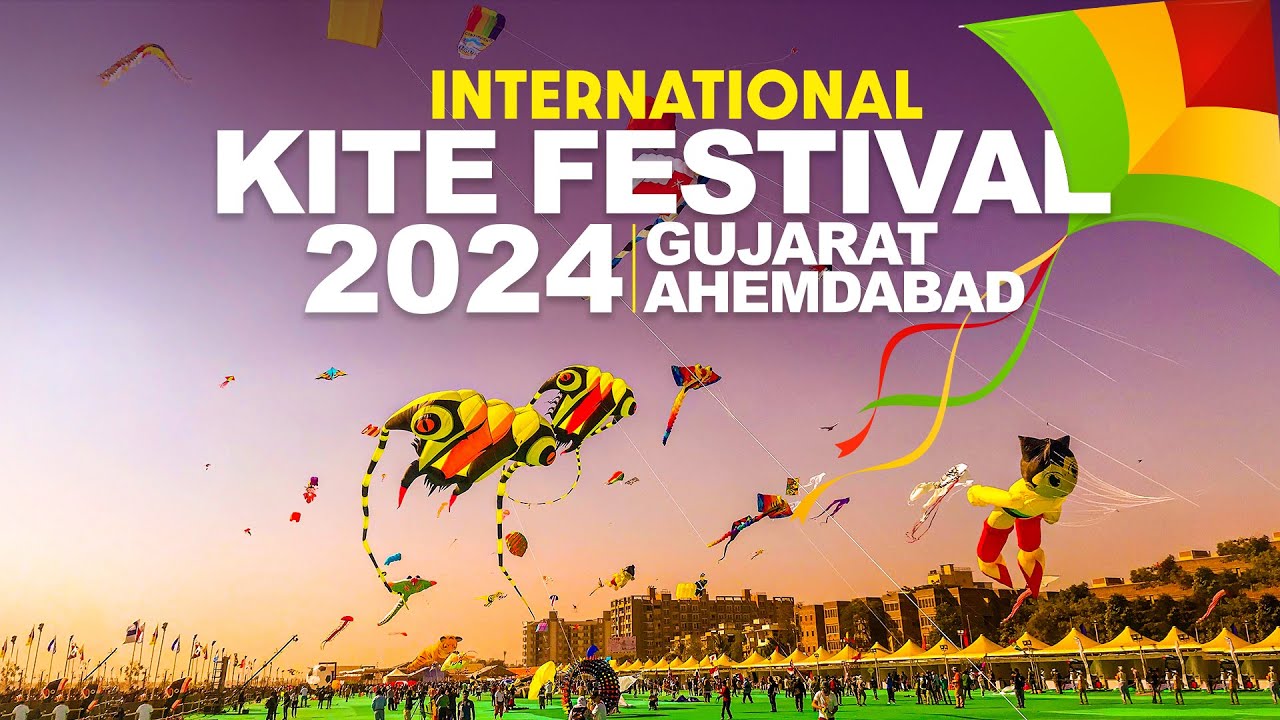LIVE International Kite Festival 𝟐𝟎𝟐𝟒 At Ahmedabad IKF 2024