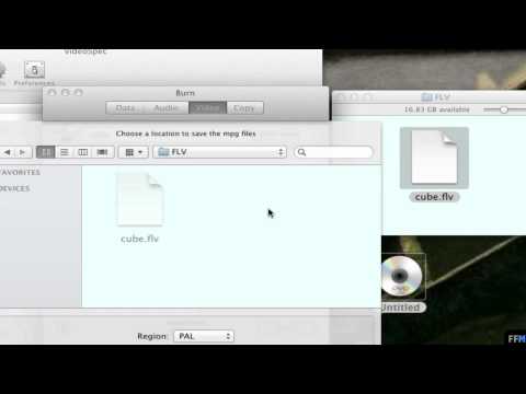 แปลงไฟล์ FLV เป็นหนัง DVD ฟรีบน Mac