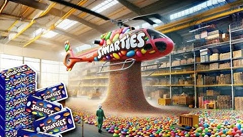 How Smarties Are Made in a Big Factory | Smarties Factory Process |