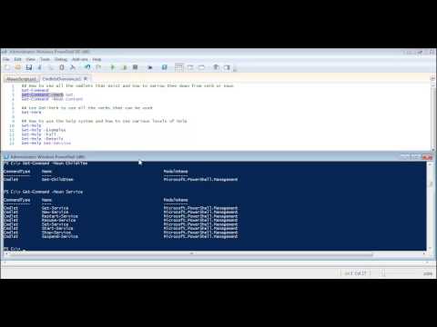 Powershell: Using Powershell's
