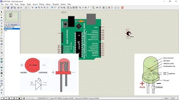 Proteus ile Arduino Dersleri 3- Led Yakma Simulasyonu(Led Nedir? + Blink Uygulaması)