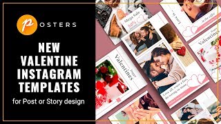 NEW Valentine Instagram Templates | Romantic Posts and Stories | Posters app screenshot 5