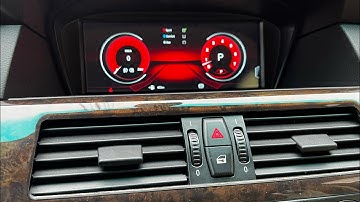 How to install Bmw e60 series 5, car radio android headunit with Apple CarPlay, keep original menu
