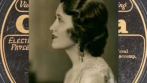 Ruth Etting BLUEBIRD, SING ME A SONG 1928 Columbia...
