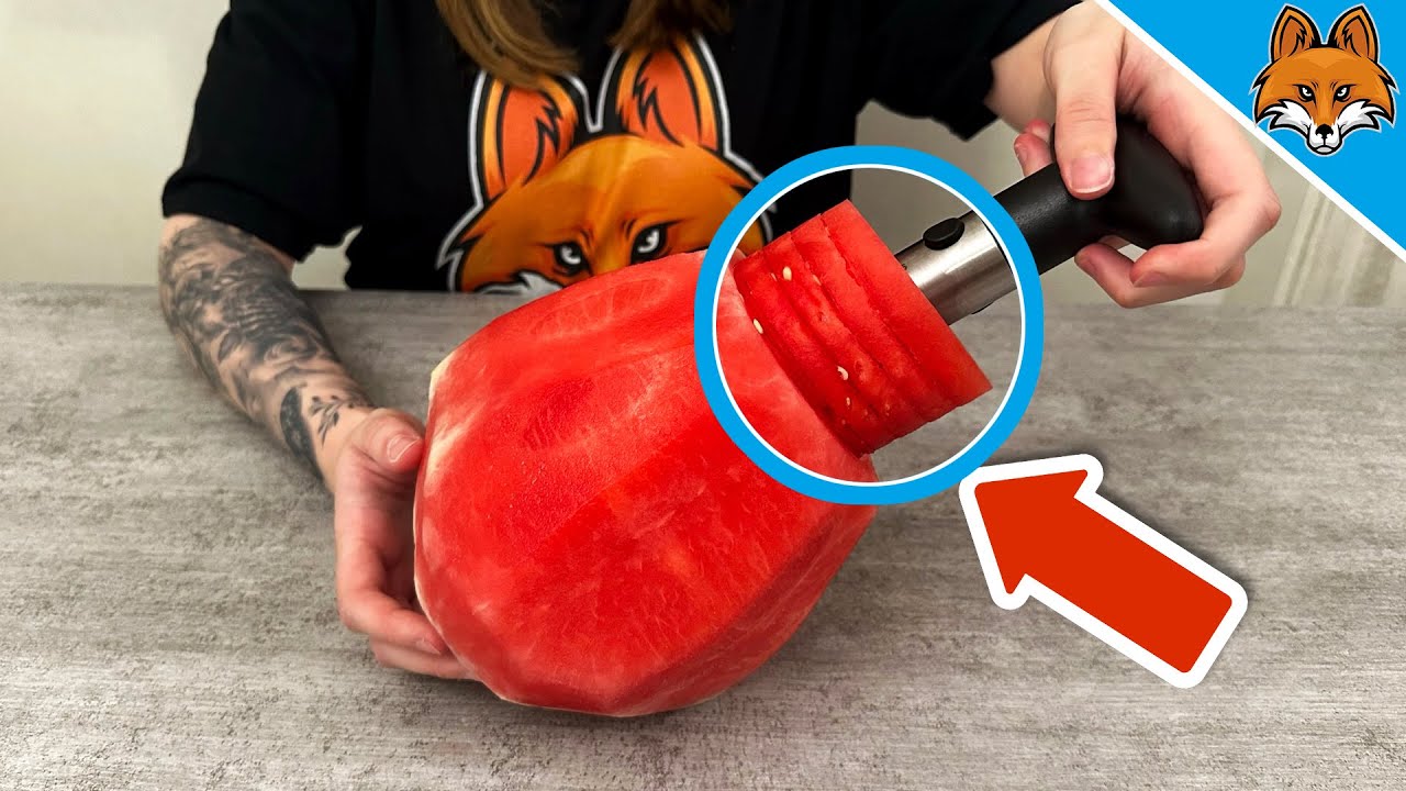 ALLE schneiden ihre Wassermelone in Stücke, dabei geht es 8x besser💥