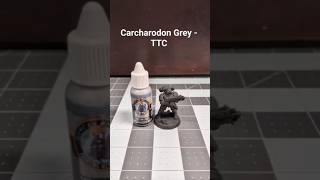 Carcharodon Grey - Two Thin Coats #miniaturepainting #warhammer40k #warhammer
