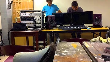 The quickest sound engineers in the world ;)