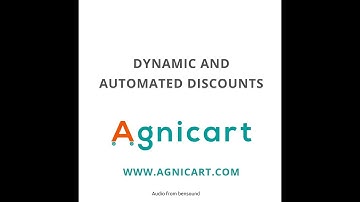 How To add Automated dynamic discounts agnicart eCommerce website