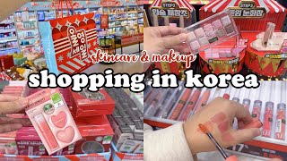 : shopping in Korea vlog  skincare & makeup haul  Oliveyoung top selling products of 2023