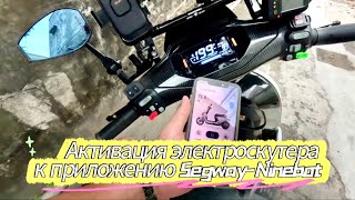 Активация электроскутера в приложении Segway-Ninebot #электроскутер #ninebot #m95c